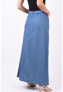 Skirt Something New Snwoven Medium Blue